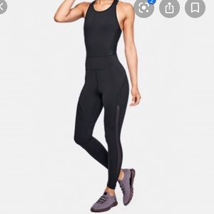 NWT UNDER ARMOUR BLACK MIRROR BREATHELUX BODYSUIT